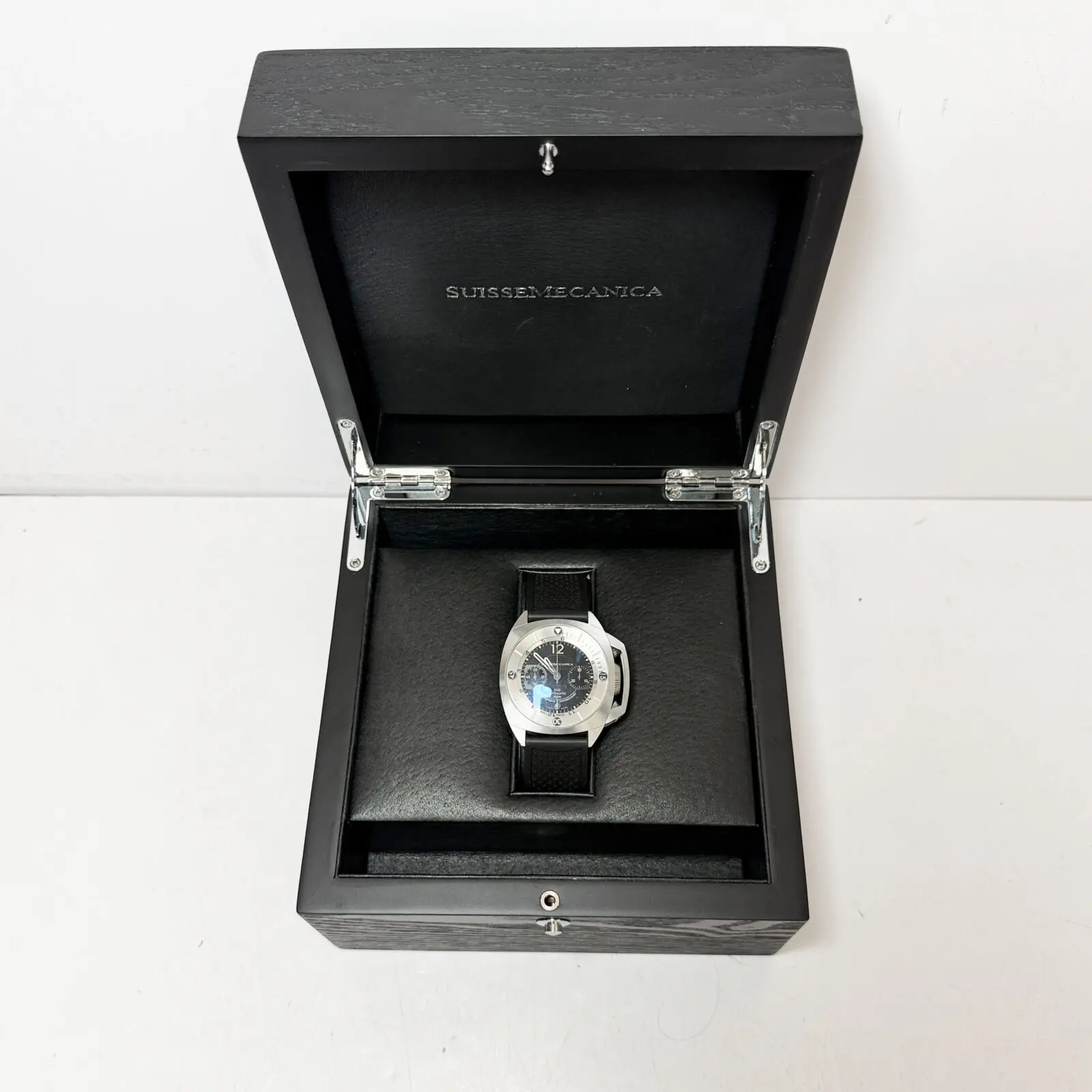 SM8 Chronograph Black Dial Steel