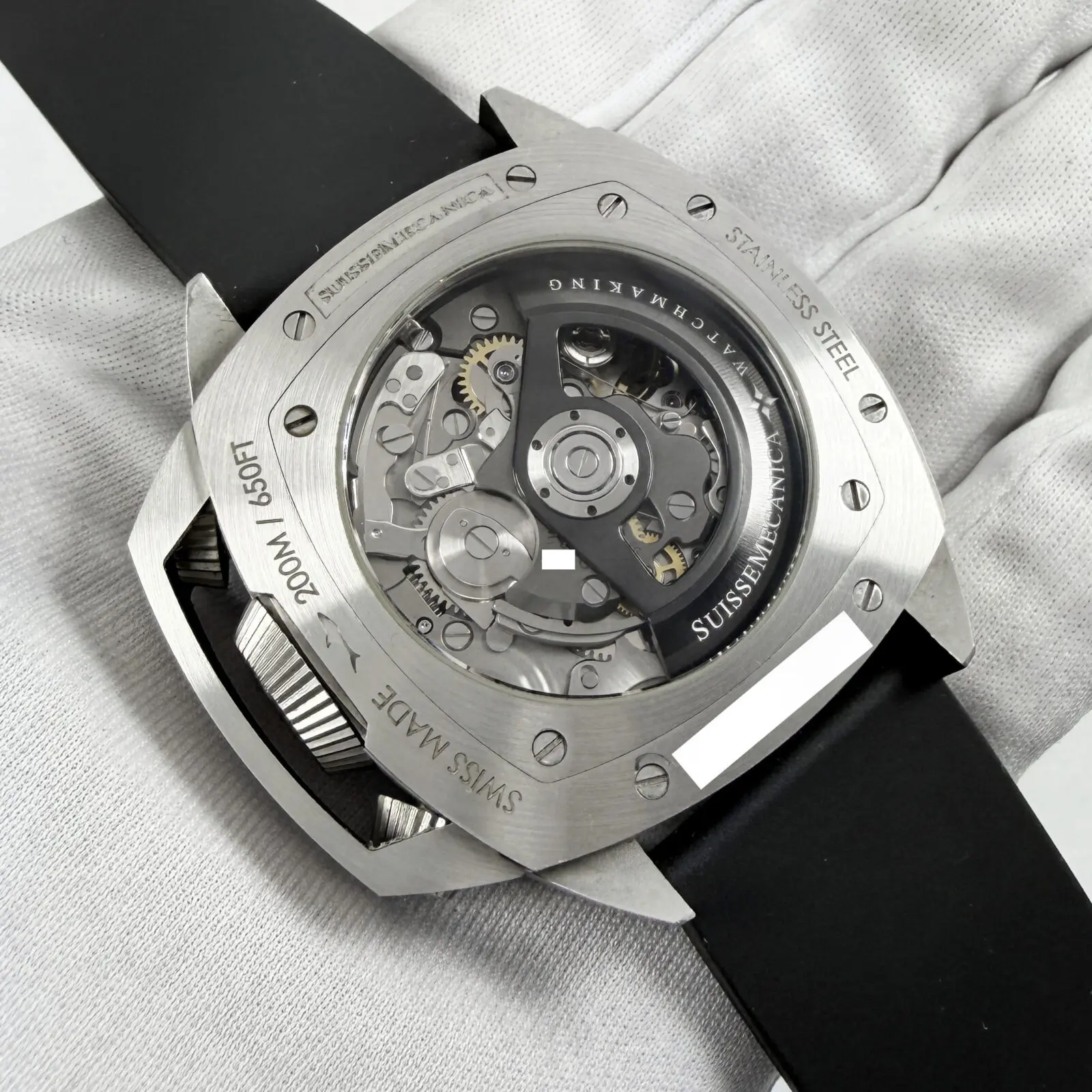 SM8 Chronograph Black Dial Steel